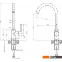 Смесители GranFest Мрамор 3650 (кашемир)