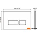 Клавиши и системы смыва Roxen Caspia 410280DG