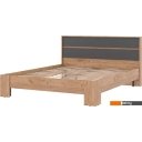 Кровати Стендмебель Хелен КР 03 160x200 (серый графит 0162/дуб крафт золотой)