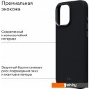 Чехлы для телефонов Magssory Eco Leather Case Midnight для iPhone 16 Pro CLT028m Чехлы для телефонов Magssory Eco Leather Case Midnight для iPhone 16 Pro CLT028m