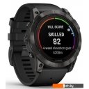 Умные часы и браслеты Garmin Fenix 7X Pro Sapphire Solar (карбоново-серый титан/черный)