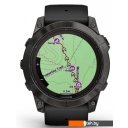 Умные часы и браслеты Garmin Fenix 7X Pro Sapphire Solar (карбоново-серый титан/черный)