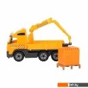 Игрушечный транспорт Полесье Volvo автомобиль-кран с манипулятором + конструктор 30 эл. 8800