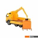 Игрушечный транспорт Полесье Volvo автомобиль-кран с манипулятором + конструктор 30 эл. 8800