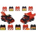 Игрушечный транспорт Полесье Mammoet Самосвал+Эвакуатор+Конструктор 10 эл. 57143