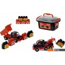 Игрушечный транспорт Полесье Mammoet Самосвал+Эвакуатор+Конструктор 10 эл. 57143