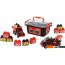 Игрушечный транспорт Полесье Mammoet Самосвал+Эвакуатор+Конструктор 10 эл. 57143