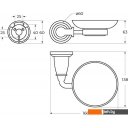 Аксессуары для ванной и туалета Art&Max Bianchi AM-E-2603-Cr