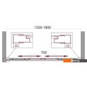 Душевые кабины BelBagno Unique-BF-2-150/180-P-Cr (матовое стекло) Душевые кабины BelBagno Unique-BF-2-150/180-P-Cr (матовое стекло)