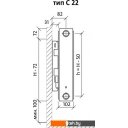 Радиаторы отопления Royal Thermo Compact C22-500-1500 (Bianco Traffico)