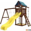 Детские спортивные комплексы и игровые площадки National Tree Company c качелями лодочка для улицы и дачи IgroWoods ДП-1 Premium