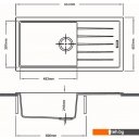 Кухонные мойки Longran Ultra ULS914.457 (оникс) Кухонные мойки Longran Ultra ULS914.457 (оникс)
