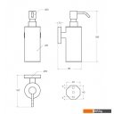 Аксессуары для ванной и туалета Cezares RELAX-SOIS-M-IN (сатин)