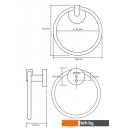 Аксессуары для ванной и туалета Bemeta Dark 104204060