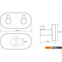 Аксессуары для ванной и туалета Bemeta Dark 104405200