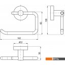 Аксессуары для ванной и туалета Slezak RAV Колорадо COA0401 (хром)
