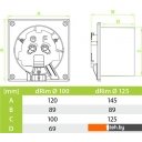 Вытяжная и приточная вентиляция airRoxy dRim 100MS-C162 Вытяжная и приточная вентиляция airRoxy dRim 100MS-C162