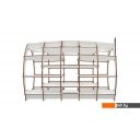 Сборные модели Eco-Wood-Art «Кошкин дом» белый каркас — черный мех