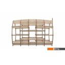 Сборные модели Eco-Wood-Art «Кошкин дом» натуральный каркас — белый мех