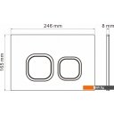 Клавиши и системы смыва Roxen Santi 410280BG