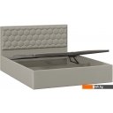 Кровати Трия Порто универсальная с ПМ и заглушиной 160x200 (велюр Confetti Smoke)