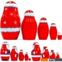 Развивающие игрушки Брестская Фабрика Сувениров В виде Санта Клауса (набор 5 шт)