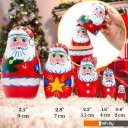 Развивающие игрушки Брестская Фабрика Сувениров В виде Санта Клауса (набор 5 шт)