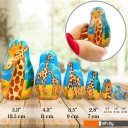 Развивающие игрушки Брестская Фабрика Сувениров Жираф (набор 7 шт)