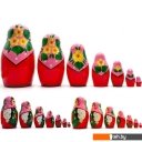 Развивающие игрушки Брестская Фабрика Сувениров Девушка с клубникой и в розовом платке (набор 7 шт)