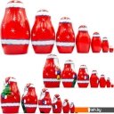 Развивающие игрушки Брестская Фабрика Сувениров В виде Санта Клауса (набор 7 шт)