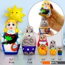 Развивающие игрушки Брестская Фабрика Сувениров С героями сказки Красная Шапочка (набор 5 шт)