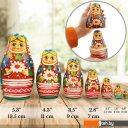 Развивающие игрушки Брестская Фабрика Сувениров Девушка с ромашками и васильками в белорусском костюме (набор 7)