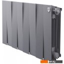 Радиаторы отопления Royal Thermo PianoForte 300 Silver Satin (8 секций) боковое подключение