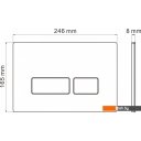 Инсталляции для унитазов, раковин, биде и писсуаров Roxen StounFix Dual Fresh 966176
