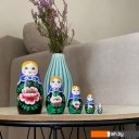 Развивающие игрушки Брестская Фабрика Сувениров Девушка с ромашками и маками в фиолетовом платке (набор 5 шт)