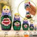 Развивающие игрушки Брестская Фабрика Сувениров Девушка с ромашками и маками в фиолетовом платке (набор 5 шт)