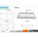 Умывальники Marko Слим 100