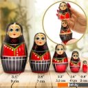 Развивающие игрушки Брестская Фабрика Сувениров Женщина в датском народном костюме (набор 5 шт)