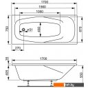 Ванны VagnerPlast Aronia 170х75