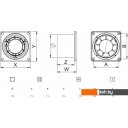 Вытяжная и приточная вентиляция Awenta Ring 100 WWR100