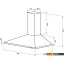 Вытяжки Krona Cornelia 600 PB (нержавеющая сталь)