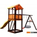 Детские спортивные комплексы и игровые площадки Perfetto Sport Pitigliano-3 + качели Паутина