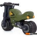 Каталки, педальные машинки Полесье Моторбайк военный 66305