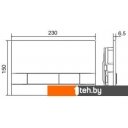 Клавиши и системы смыва OLI Narrow 152940 (глянцевый хром)