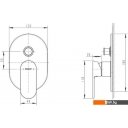 Смесители Bravat Gina PB865104CP-2-ENG