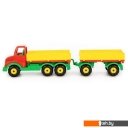 Игрушечный транспорт Полесье Муромец автомобиль бортовой с прицепом 44051