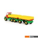 Игрушечный транспорт Полесье Муромец автомобиль бортовой с прицепом 44051