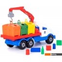 Игрушечный транспорт Полесье Сталкер автомобиль-контейнеровоз 90379 (белый/синий/красный)