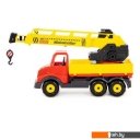 Игрушечный транспорт Полесье Муромец автомобиль-кран с поворотной платформой 56535