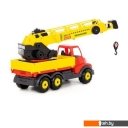 Игрушечный транспорт Полесье Муромец автомобиль-кран с поворотной платформой 56535